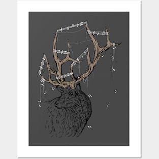 deer Posters and Art